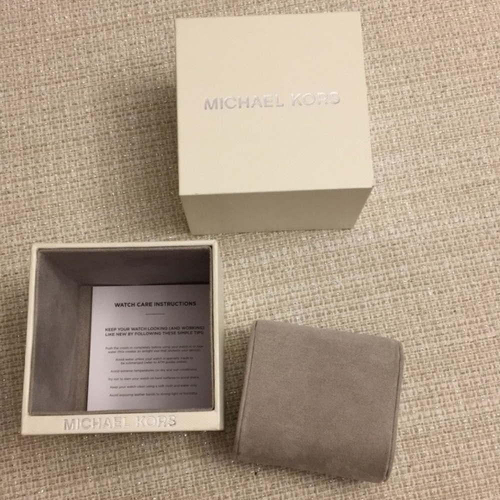 Michael Kors MK2778 Charley Blush Leather Watch - Picture 3 of 3